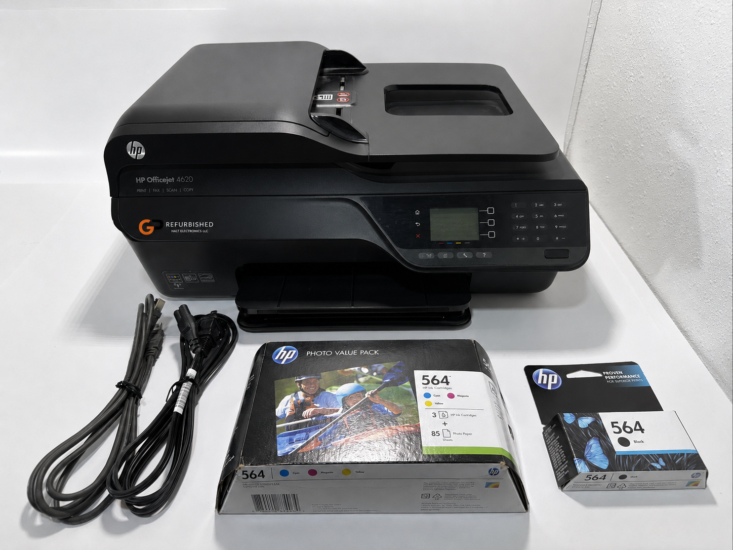 HP OfficeJet 4620 Wireless All-in-One Inkjet Printer (Refurbished)